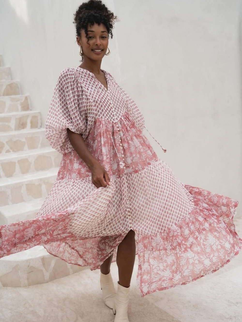 Daughters of India Nora Maxi Dress ~ Primrose